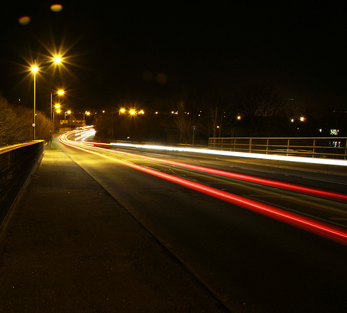Highway light streams