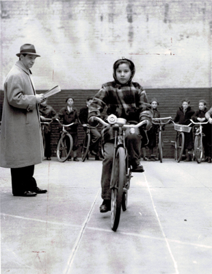 child on bike 1939