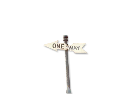 one way sign 1978