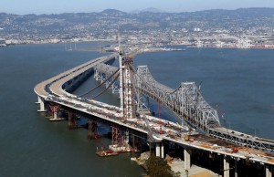 The old and new Bay Bridge The old and new Bay Bridge