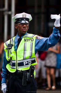 Traffic cop in NYC