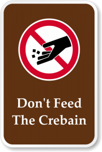 funny-dont-feed-crebain-sign-k-0393