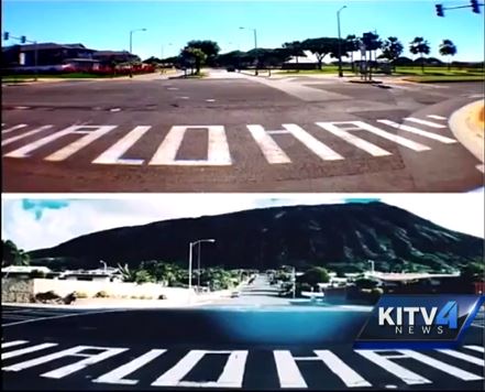 aloha crosswalks