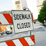 Are Your Sidewalk Closed Signs Placed Correctly?